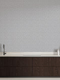 Laurence Llewelyn-Bowen Silver Grey Tit Willow wallpaper sample A4 (British brand)
