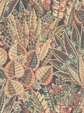 Galerie Bronze Brown Welcome Home Floral Print A4 Wallpaper Sample