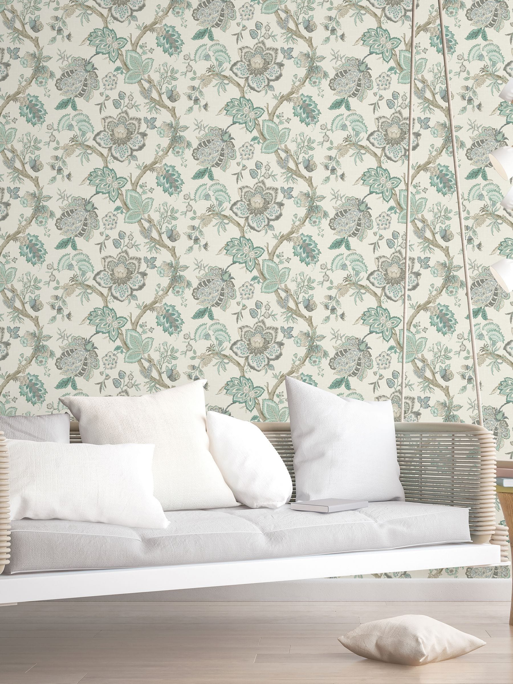 Galerie French country floral wallpaper sample A4, UK version