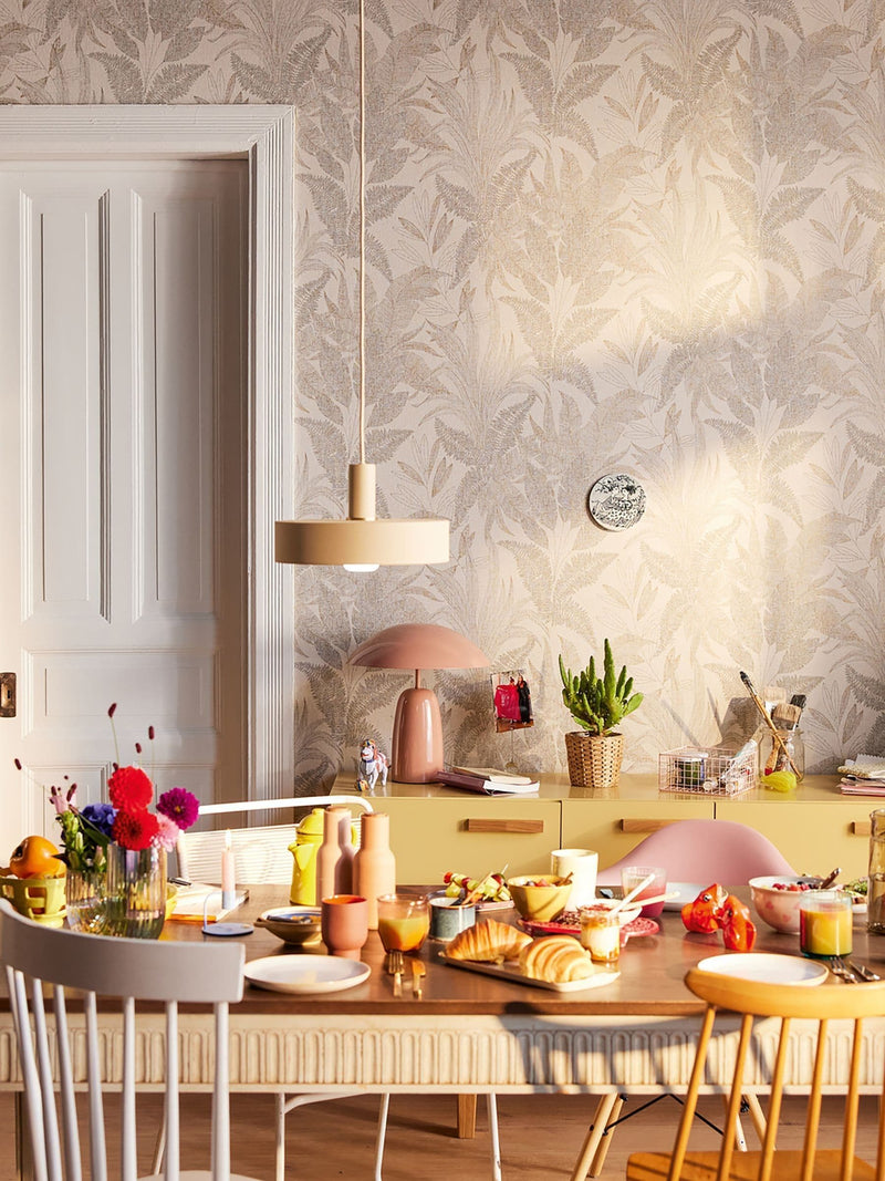 Galerie bronze brown wallpaper sample A4 (British brand)