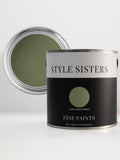 Style Sisters green matt paint tester pot (British brand)