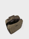 Osprey London Hunter backpack green canvas and leather (British brand)