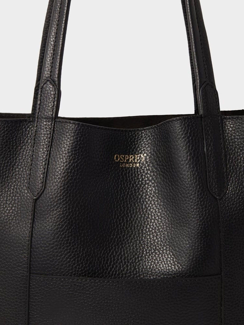 Osprey London Notting Hill leather tote bag, imported from the UK