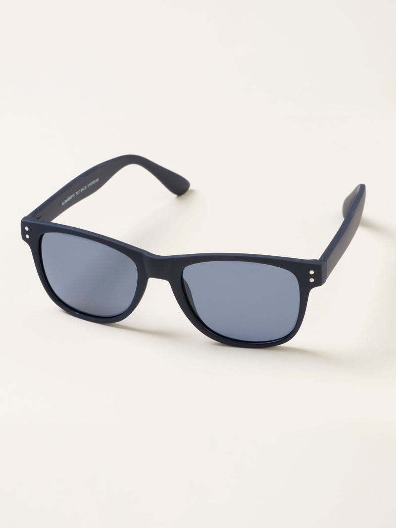 FatFace Theo navy blue square sunglasses, UK version