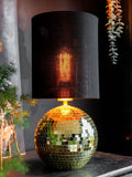 Rockett St George Gold Disco Ball Table Lamp
