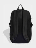 adidas black 3 stripe backpack (British brand)