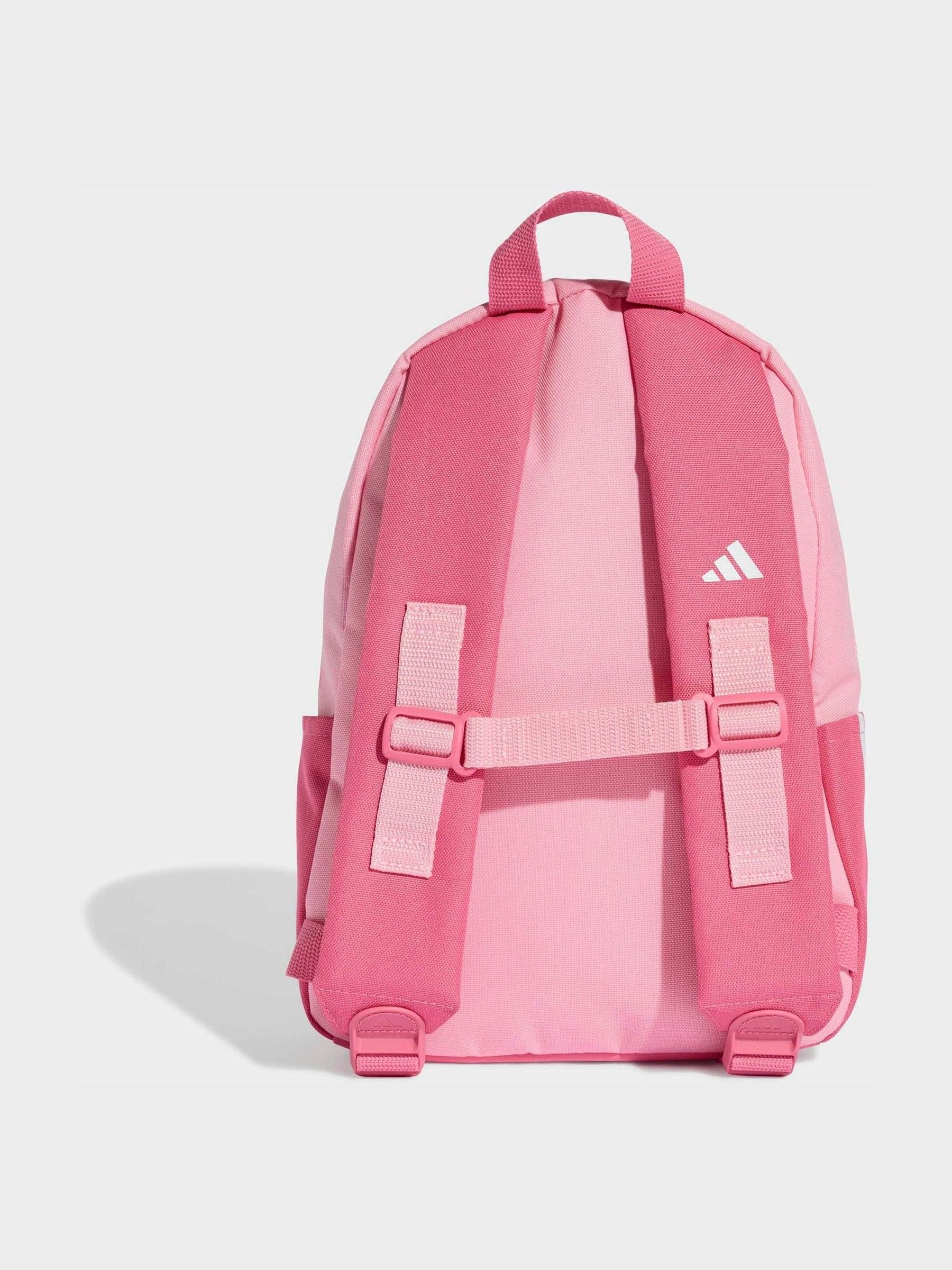 adidas Pink 3 Bar Kids Backpack