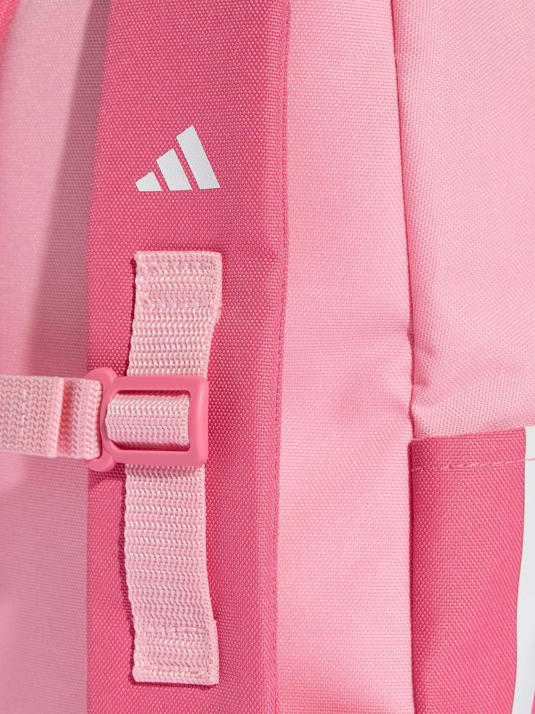adidas Pink 3 Bar Kids Backpack