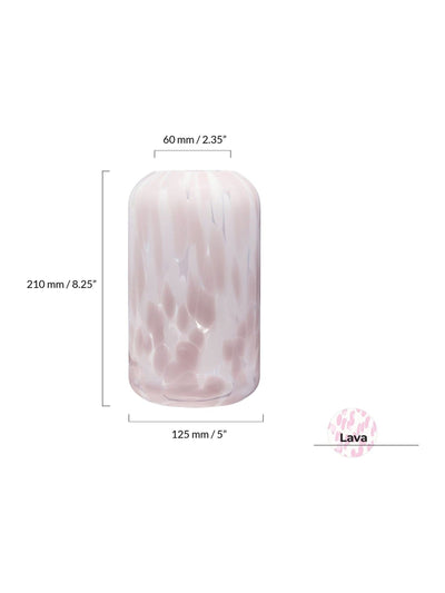 Next Anton Studio Designs Lava Vase, klein, mundgeblasene Glasvase, pink – Jetzt bei McGrocer online kaufen