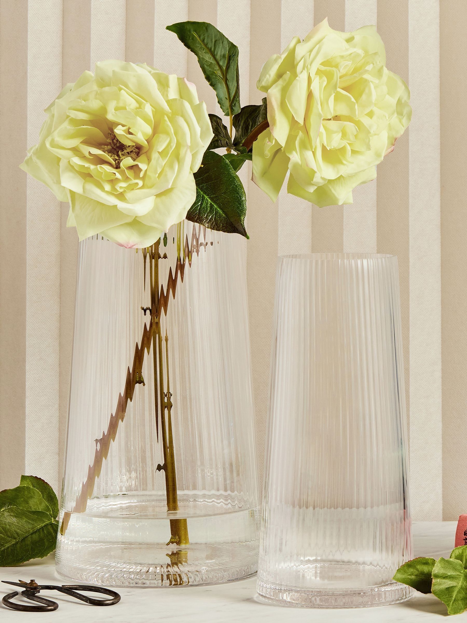 Anton Studio Designs Clear Large Empire Vase