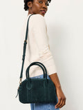 FatFace Teal Blue Suede Bowling Bag accessory, UK version