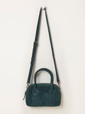 FatFace Teal Blue Suede Bowling Bag accessory, UK version