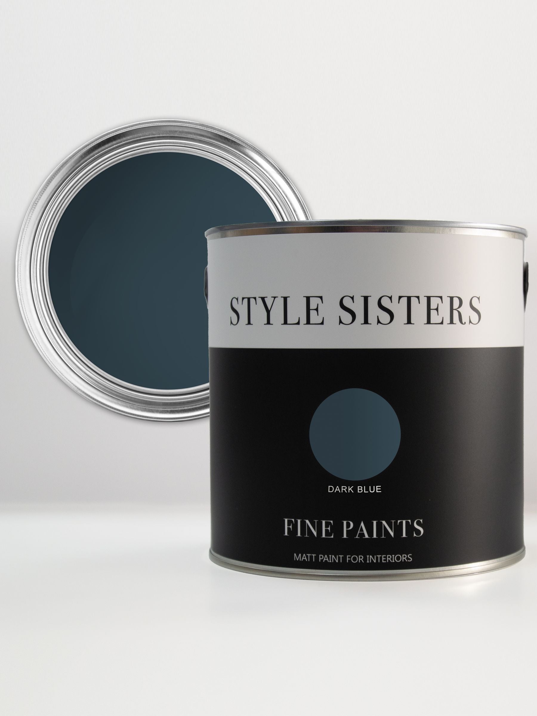 Style Sisters Blue Matt emulsion paint 2.5 litres, imported from the UK