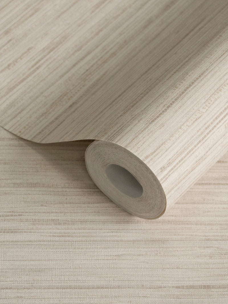 Style Sisters beige grasscloth wallpaper 10M, UK version