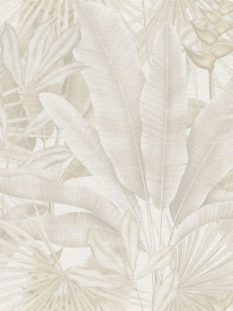 Galerie Beige Tree Leaf wallpaper roll 10m, UK version