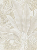 Galerie Beige Tree Leaf wallpaper roll 10m, UK version