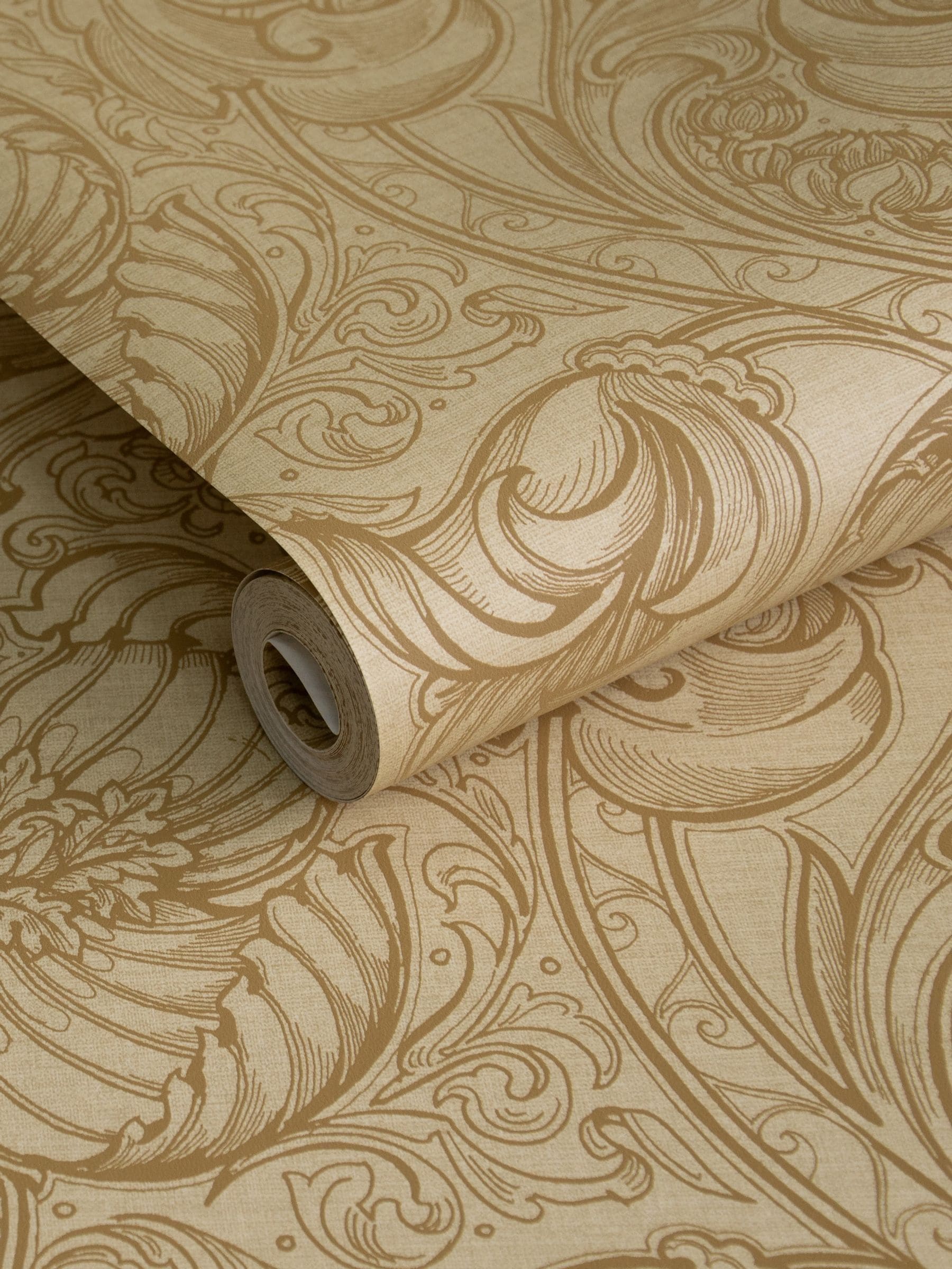 Laurence Llewelyn-Bowen wallpaper yellow floral print 10m, imported from the UK