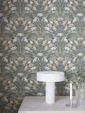 Galerie Grey Sommarang 2 Floral Print 10M Wallpaper