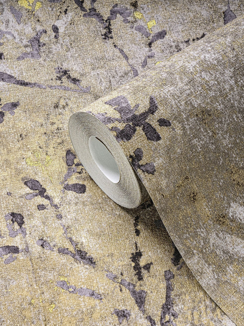 Galerie green tree leaf wallpaper 10m - British product