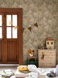 Galerie Yellow Sommarang 2 Floral Print 10M Wallpaper
