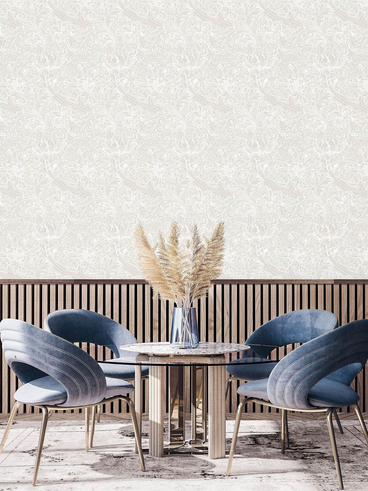 Laurence Llewelyn-Bowen Morris Major floral print wallpaper 10m, imported from the UK