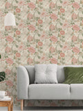 Galerie yellow floral wallpaper 10m roll (British brand)