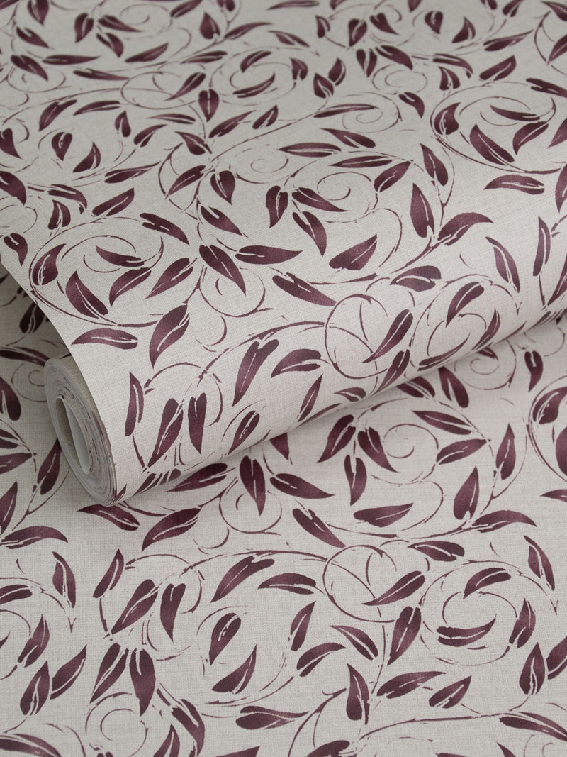 Laurence Llewelyn-Bowen red tit willow tree leaf wallpaper 10m, UK version