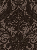 Laurence Llewelyn-Bowen Damask Sauvage flock wallpaper 10m, imported from the UK
