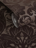 Laurence Llewelyn-Bowen Damask Sauvage flock wallpaper 10m, imported from the UK