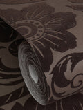 Laurence Llewelyn-Bowen Damask Sauvage flock wallpaper 10m, imported from the UK
