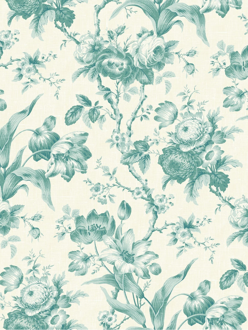 Galerie blue floral print wallpaper 10m, UK version