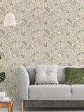 Galerie yellow butterfly wallpaper roll 10m, imported from the UK
