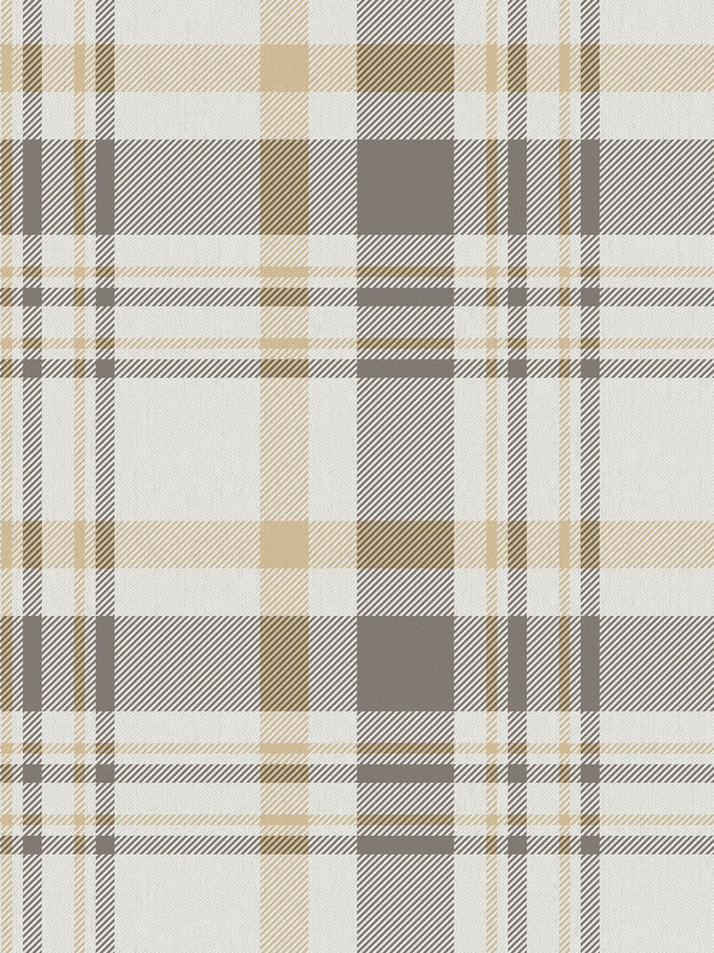 Galerie Red Spring Blossom Plaid wallpaper 10M - British product