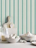 Galerie Blue French Country Stripe wallpaper 10M - British product