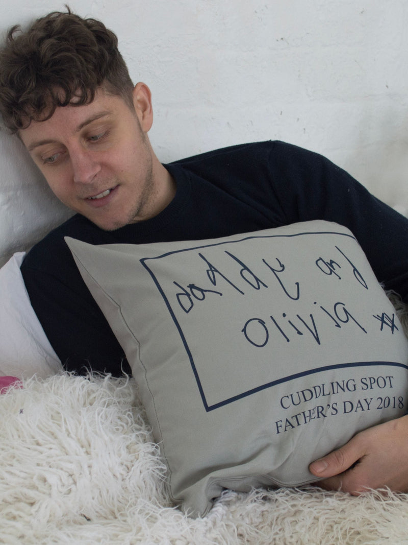 Solesmith personalised artwork cushion upload - British product