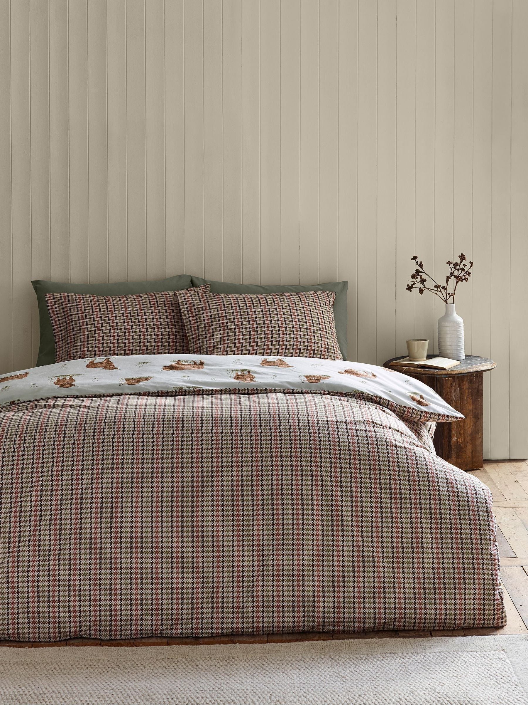 Catherine Lansfield Highland Cow Duvet Cover Set - British product