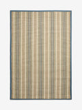 Nina Campbell blue stripe sisal flatweave rug, imported from the UK