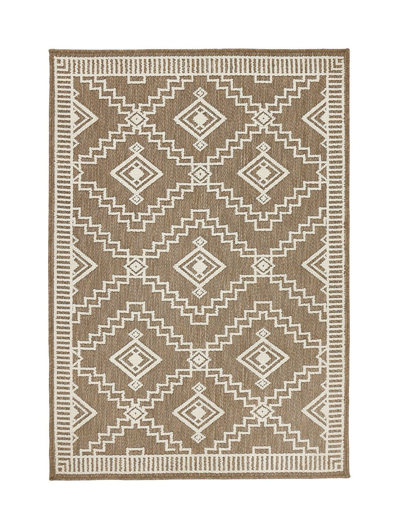 Origin Rugs Coffee Atlas Diamond patterned rug (British brand)