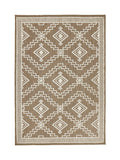 Origin Rugs Coffee Atlas Diamond patterned rug (British brand)