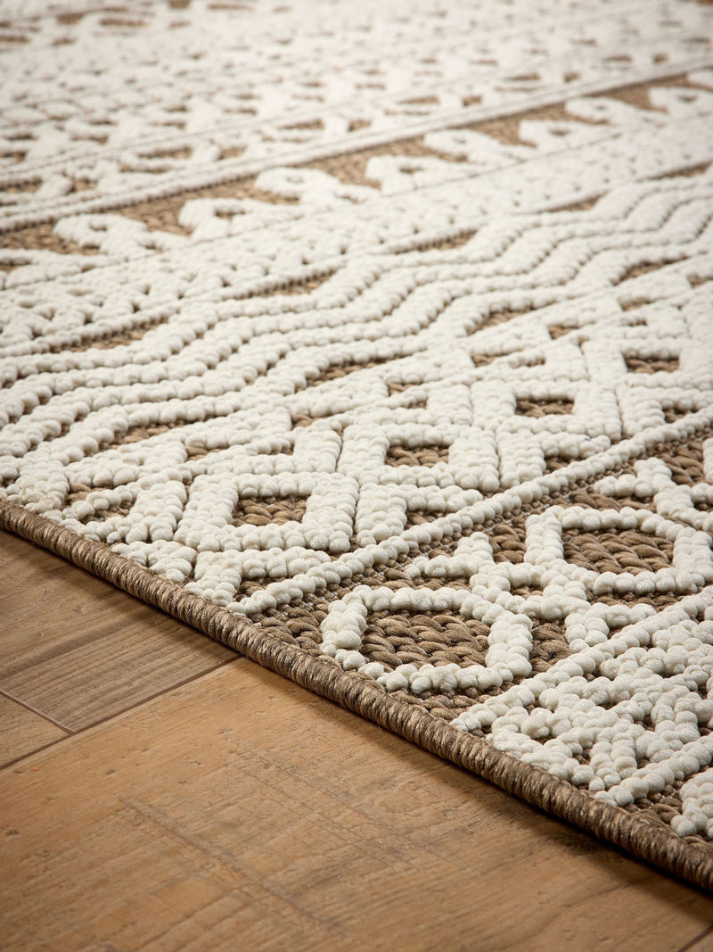 Origin Rugs Coffee Atlas Graphic Print rug, UK version