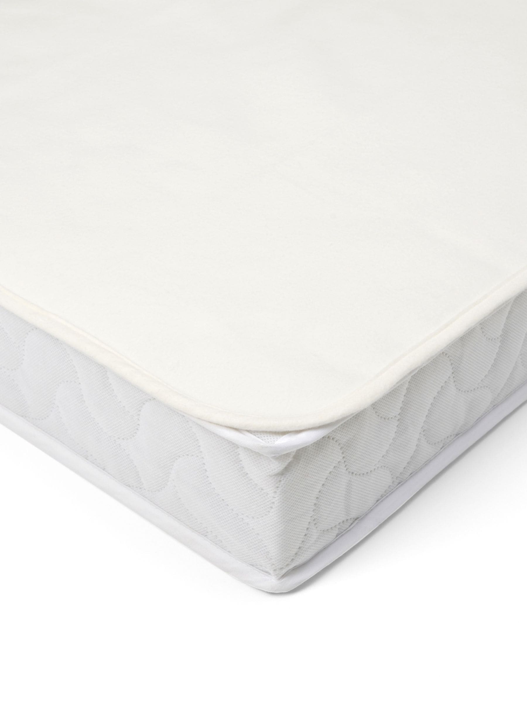 Tutti Bambini White Cot Bed Mattress Protector COT (British brand)