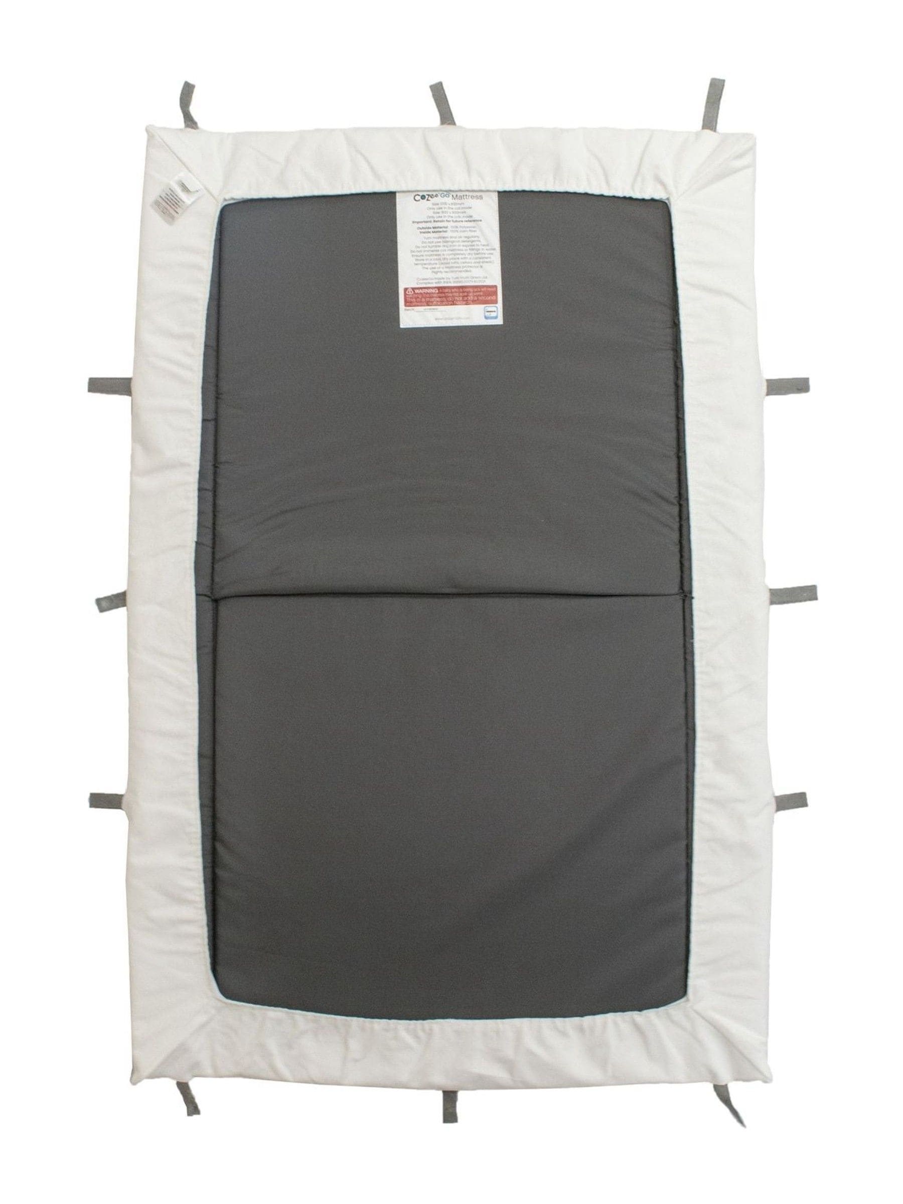 Tutti Bambini White CoZee Go Fitted Waterproof Protector Sheet 80x120cm (British brand)