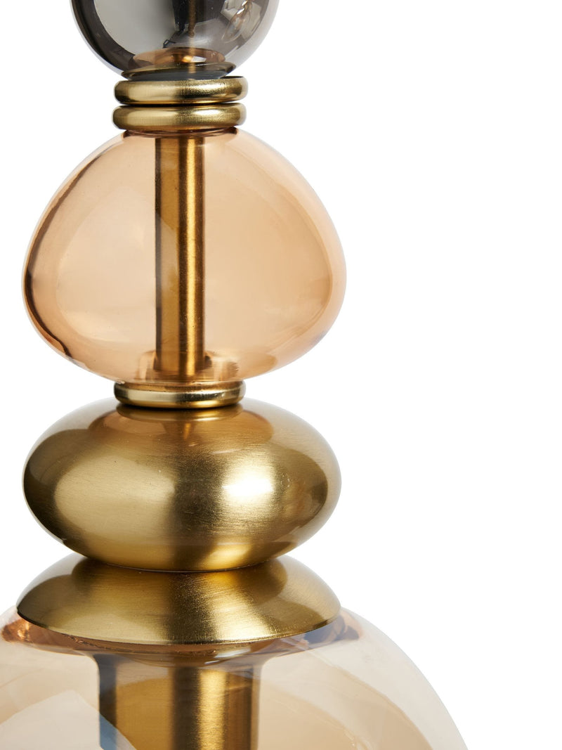 BHS Seline 3 light pendant brass and glass - British product