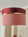 BHS Grey 40cm Fabric Ceiling Light Shade