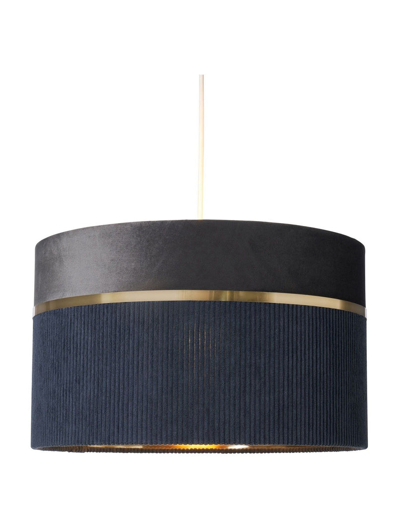 BHS Grey fabric ceiling light shade 40cm (British brand)