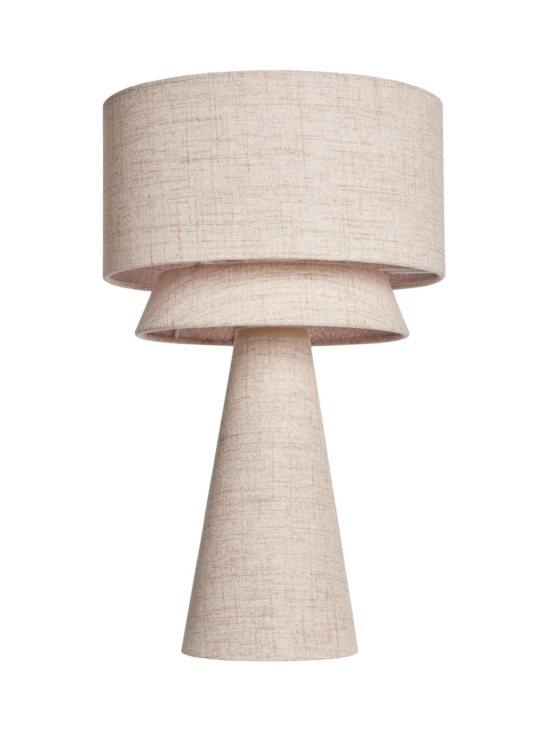 BHS Natural Terri tiered table lamp, UK version