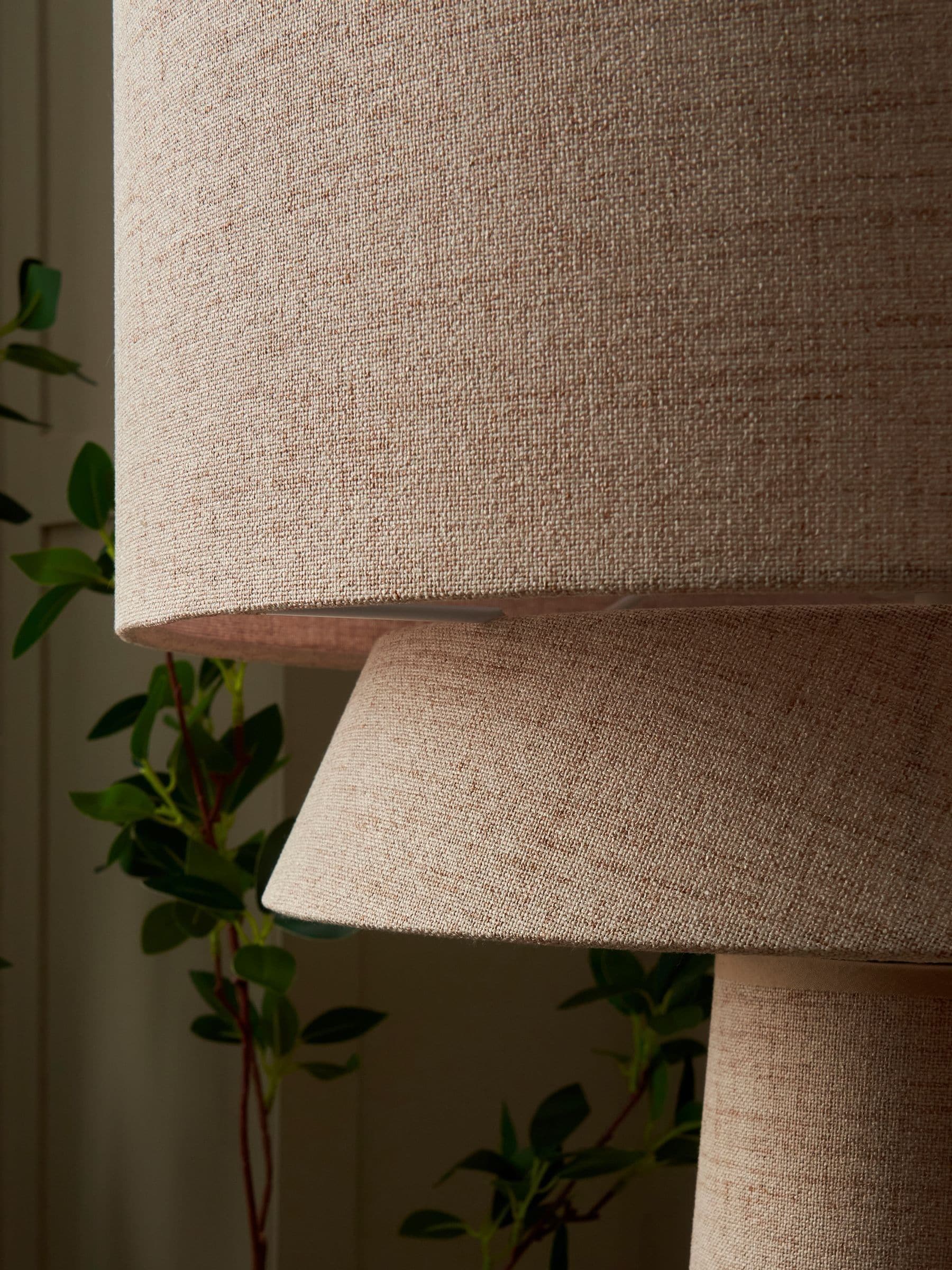BHS natural terri tiered floor lamp, UK version