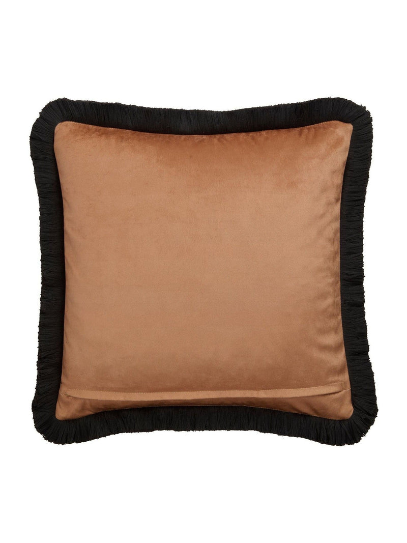 Laurence Llewelyn-Bowen leopard print velvet cushion 43cm, UK version