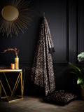 Laurence Llewelyn-Bowen leopard print velvet cushion 43cm, UK version