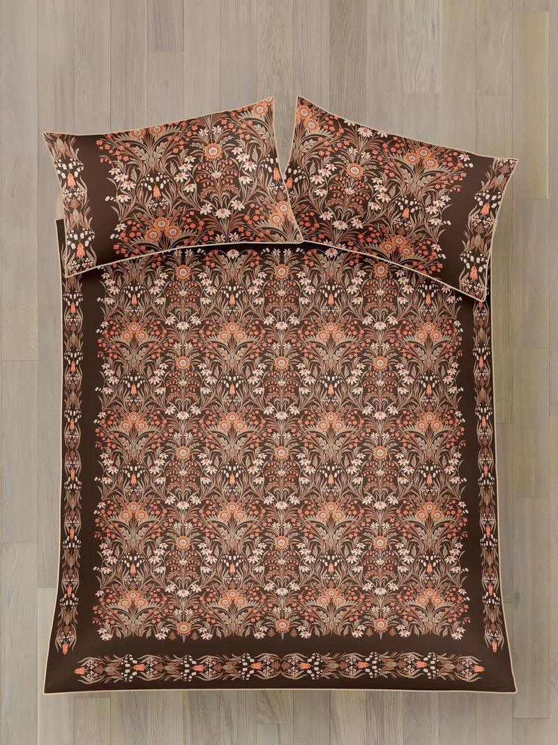 Appletree Chocolate Audrey duvet cover set - British product